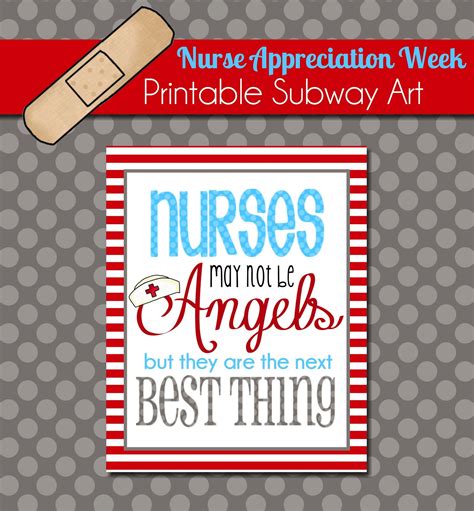 Free Nurse Appreciation Printables